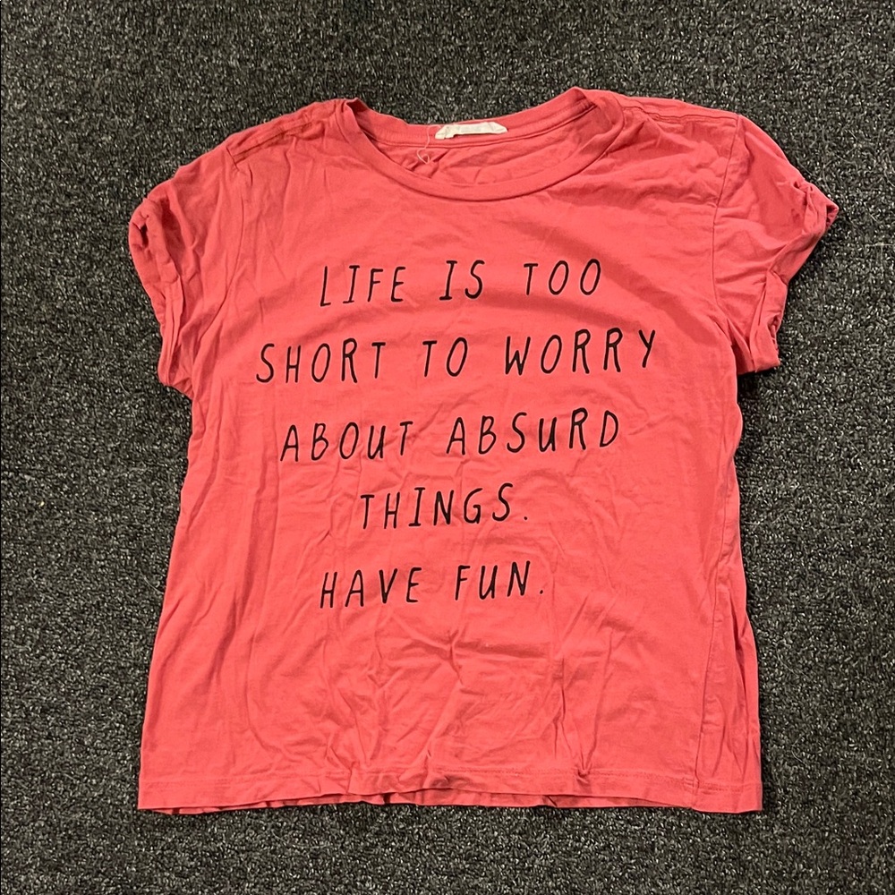 7/$20 Pink Graphic T-Shirt 7/$20